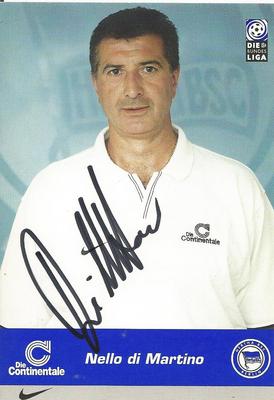 Nello di Martino / Autogrammkarte Hertha BSC Berlin / Saison 1999-2000