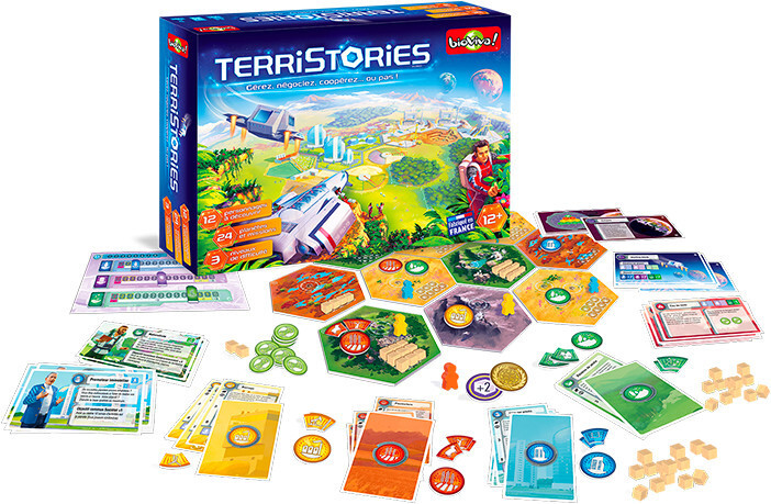 Jeu de société Terristories Bioviva idéal pour développer la stratégie chez les ados dès 12 ans