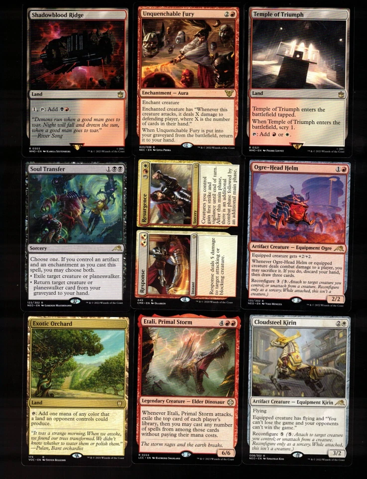 Slash of the Samurai-100 Card Magic the Gathering Commander Deck-Rare-Mythic-MTG - Image 2 of 4