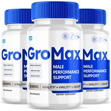 Gromax Capsule- Enhance Endurance and Energy for Men (3 Pack)
