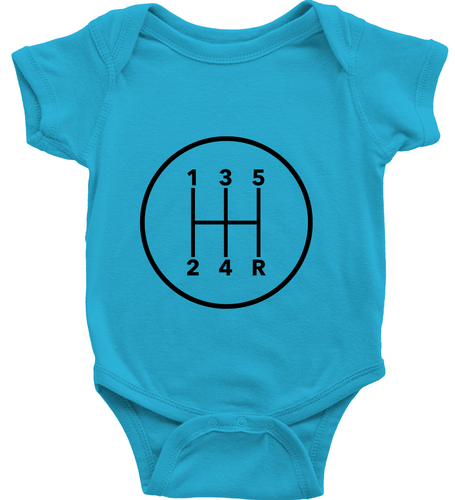 5 Speed Manual Transmission Gear shiftToddler Kids Youth T-Shirt Baby Bodysuit - Picture 6 of 38