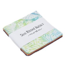 Moda Charm pack Sun Kissed Batiks 42 - 5" cotton batik squares 4347PP