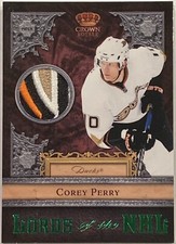 Corey Perry 2011 Crown Royale Lords of the NHL #14 Sick Patch 16/25 Tampa Bay