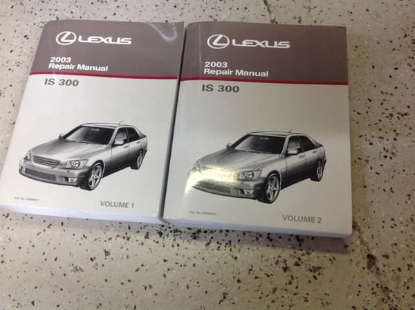 2003 Lexus Is300 Is 300 Service Reparatur Shop Werkstatt Manuell Set OEM Fabrik-image