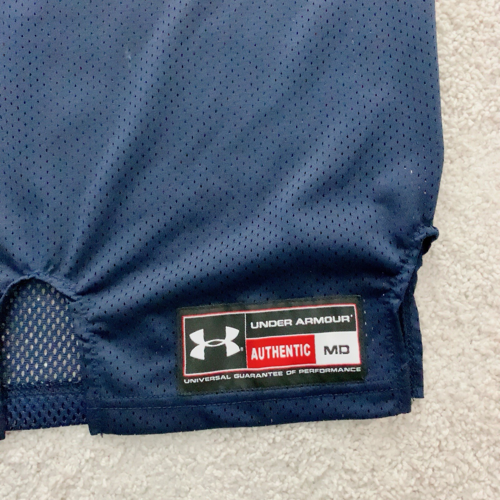 Under Armour University of Michigan Blue Gold Men's Jersey Shirt Top #57 M thumbnail 4