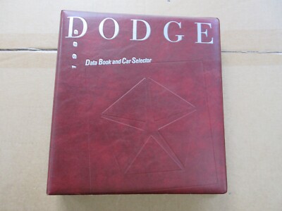 1989 Dodge Data Book & Car Selector - Used - Original Franchised Dealer Book