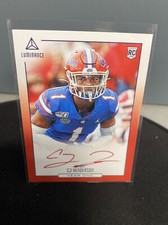 2020 Panini Luminance CJ Henderson Year One Red Ink Rookie On Card Auto Sp