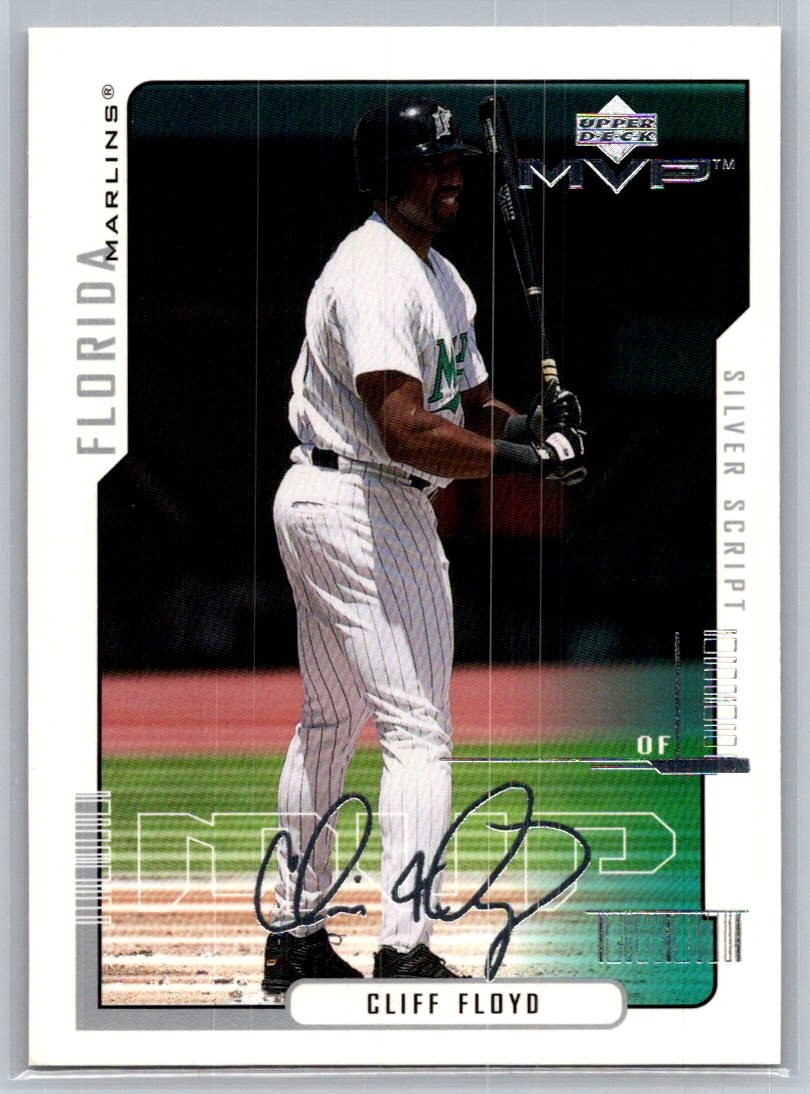 2000 Upper Deck MVP Baseball Silver Script #112 Cliff Floyd - VG - Marlins