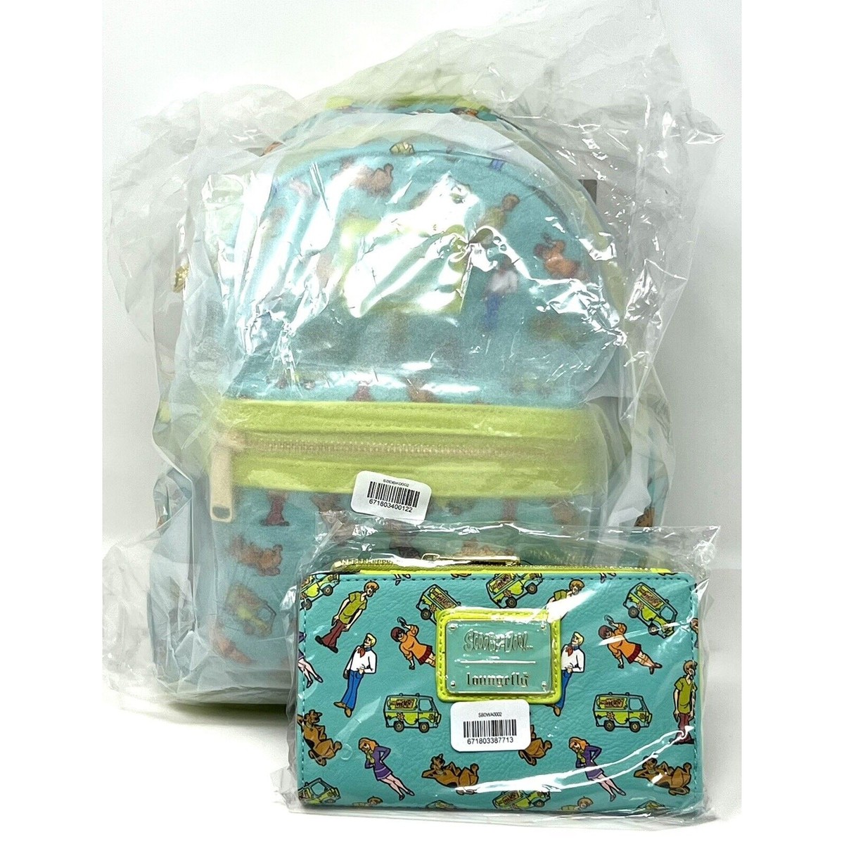 Loungefly Scooby Doo All Over Print Mini Backpack Wallet Matching SET NWT Loungefly Scooby Doo All Over Print Mini Backpack & Wallet  main image 4
