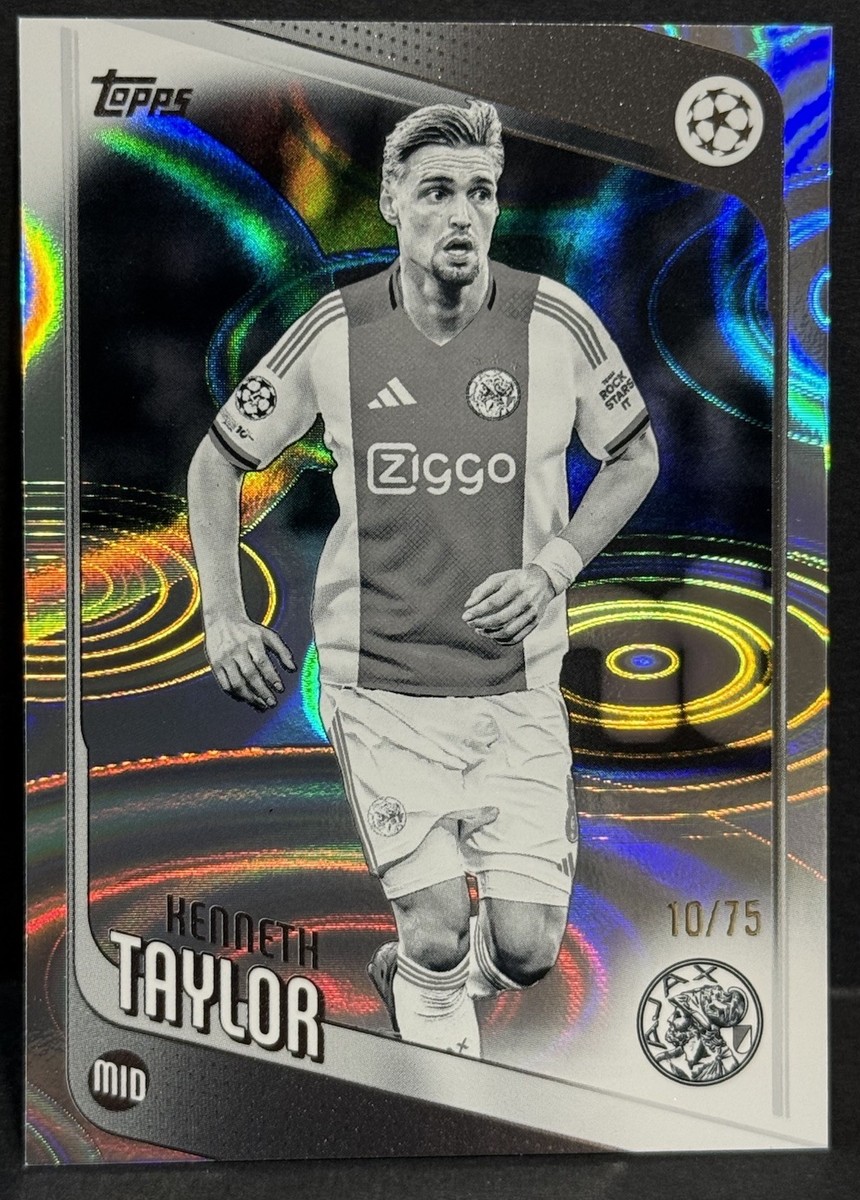 2025-26 Topps UEFA Club Competitions Kenneth Taylor Black White