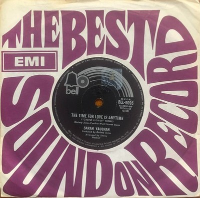Sarah Vaughan / Quincy Jones - The Time For Love Is Anytime Bell Soul Funk Oz 45