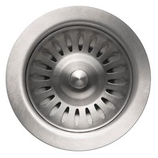 190-9180 - 3-1/2 inch Stainless Steel Kitchen Sink Basket Strainer, Durable F...