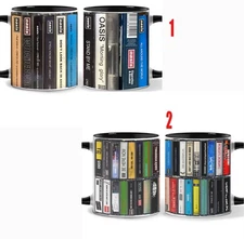 Oasis Albums Cassette Retro Collection Accent Mug Classic Rock Coffee  Mug