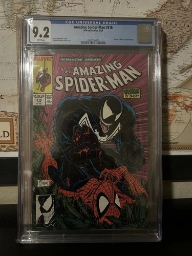 Amazing Spider-Man #316.  graded cgc 9.2. first venom cover