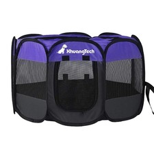 Foldable Pet Dog Playpen, Pop Up Portable Cat Playpen, Indoor/Outdoor for Kit...