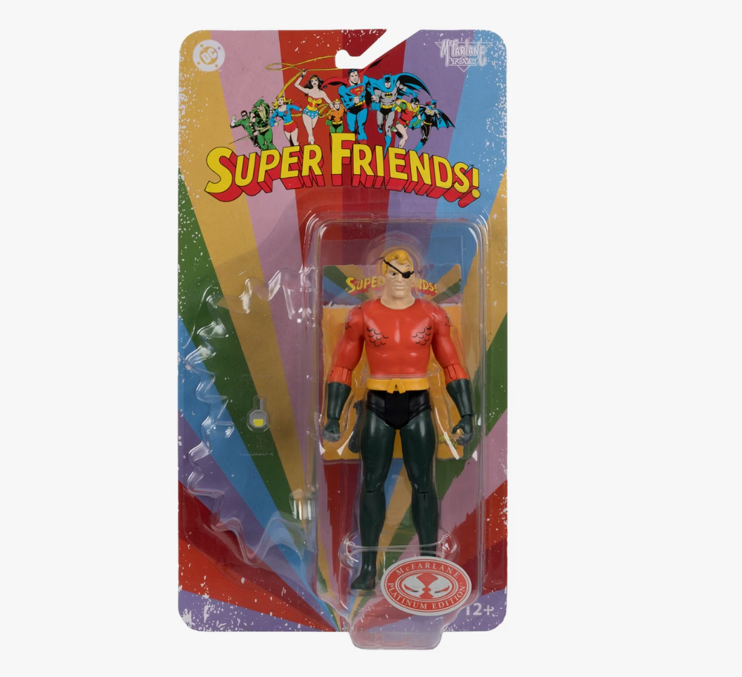 McFarlane Toys DC Super Friends Evil Aquaman Red Platinum Edition