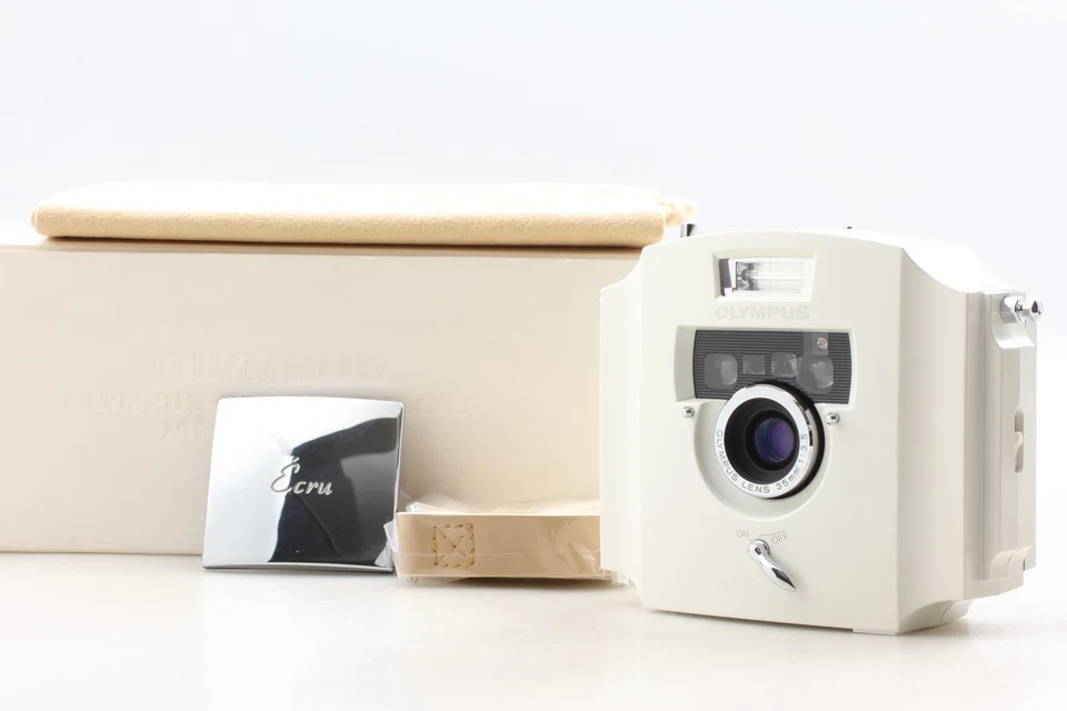 [Unused in Box] Olympus Ecru Limited 20000 Film Camera Point & Shoot from JAPAN - Image 3 of 4