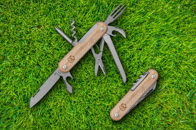 Mercury Duka Multi Tool Large Blade Standard Stonewash Essentials Canvas Micarta