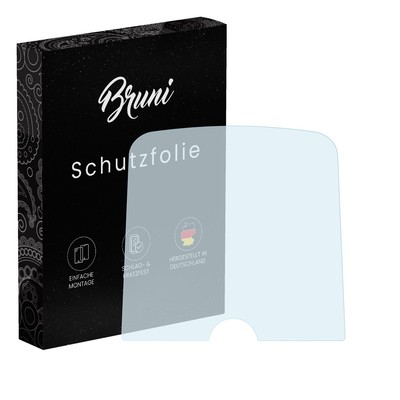 Bruni 2x Folie für Beurer EM 49 Schutzfolie Displayschutzfolie