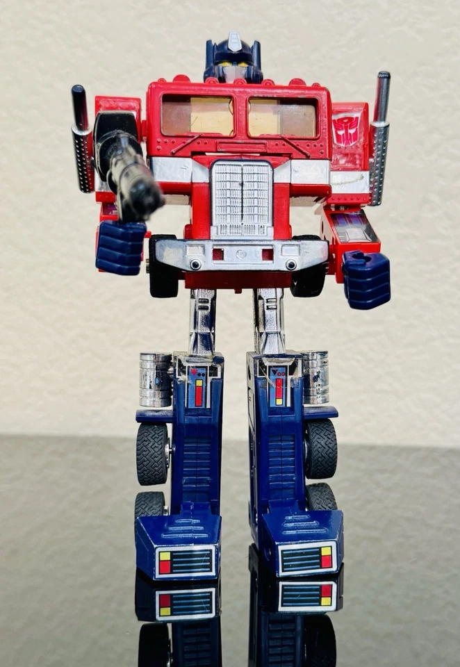 Vintage Transformers G1 Optimus Prime Early Vrsn Gray Roller/Missile 95% Complet - Image 2 of 4
