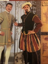 New Simplciity 5574 Men's Renaissance Costume Doublet Trunk Hose Pattern XS-XL
