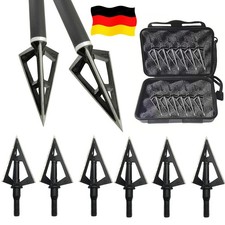 12pcs Pfeilspitze Klingen Jagdspitzen 100gr Box Bogenschießen Bogen Jagd Tipps