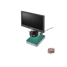 HOZAN L-KIT866 Microscope with Monitor 9.2-45x Magnification Ring Light Standard