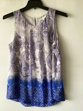 Daniel Rainn Sleeveless Pullover Blouse S