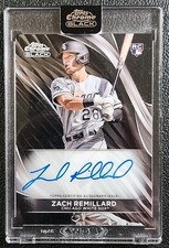 2024 Topps Chrome Black ZACH REMILLARD #CBA-ZR Base Rookie Auto (Encased)