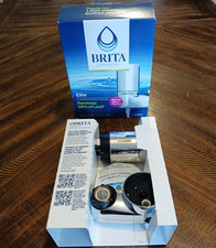 Brita Elite Complete Faucet Mount System Chrome Water Filter NEW
