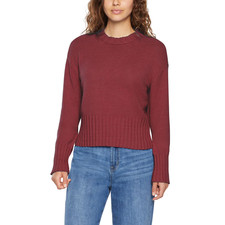 Gap Red Knit Lightweight Tight Knit Relaxed Fit Crewneck Sweater Women's Large