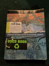 Essentials of Statistics for The Behavioral S...