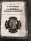 1991-S Kennedy Half Dollar PF 69 Ultra Cameo NGC Uncirculated Coin