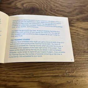 Paperboy Nintedo MANUAL ONLY NES-PY  USA