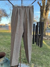 Women's Trouser 100 Merino Wool Mom High Waist PantsSize 12 Vintage