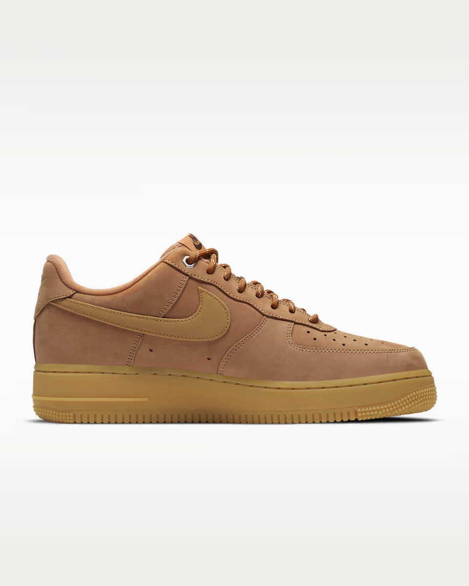 Nike Air Force 1 07 WB Mens Size 10 Flax Gum Light Brown Black