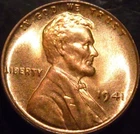 1945-P Lincoln Cent Gem BU Red Original