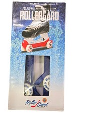 Convenient Wheeled Skate Protector - Easy Roll from Room to Ice Blue NEW