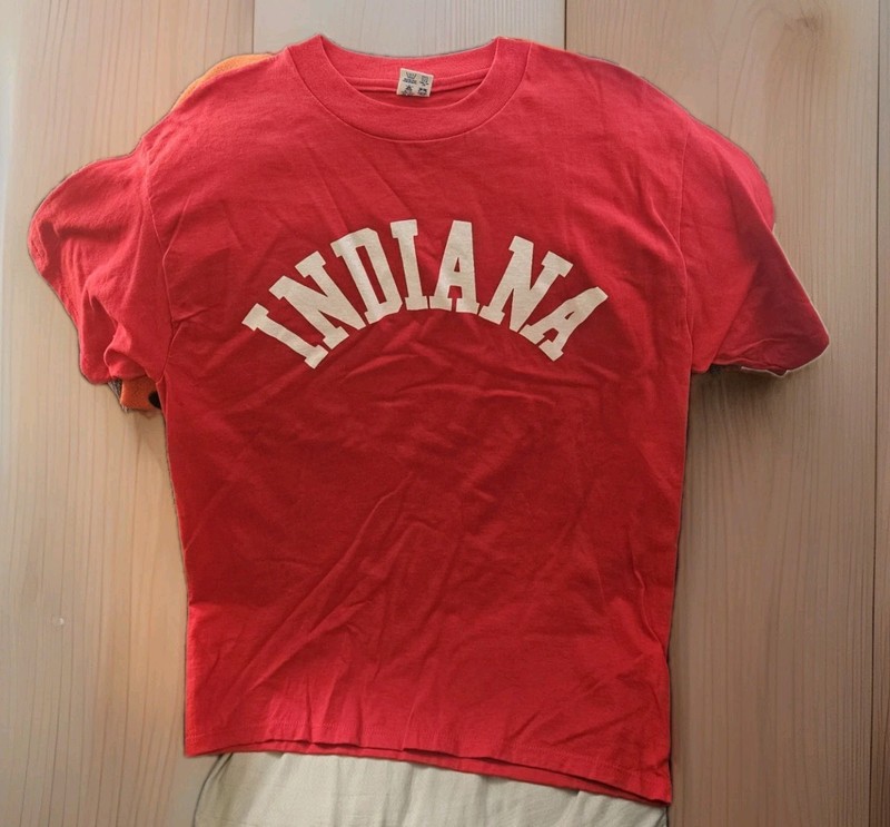 INDIANA HOOSIERS VINTAGE XL CHAMPION T- SHIRT 2026 NATIONAL CHAMPIONS!