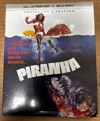 #ad Piranha Collector#x27;s Edition Ultra HD 1978 Shout Factory w OOP Slip $32.99