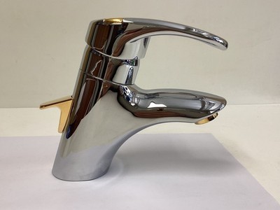 Grohe Chiara Bathroom Sink Faucet Chrom/Gold 33001IG0, 1-Handle