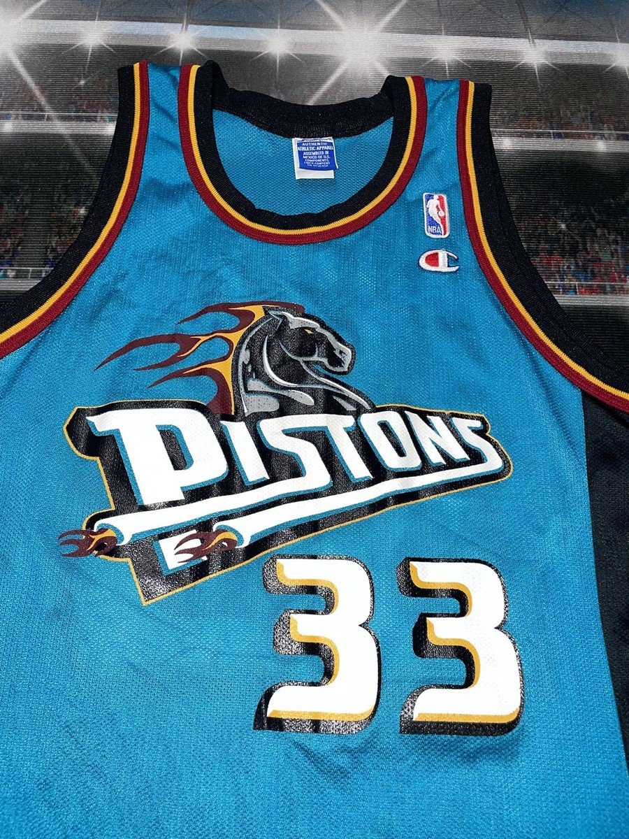 Maillot Detroit Pistons Signé Grant Hill #33 - Authentifié PSA/DNA - Mitchell & Ness