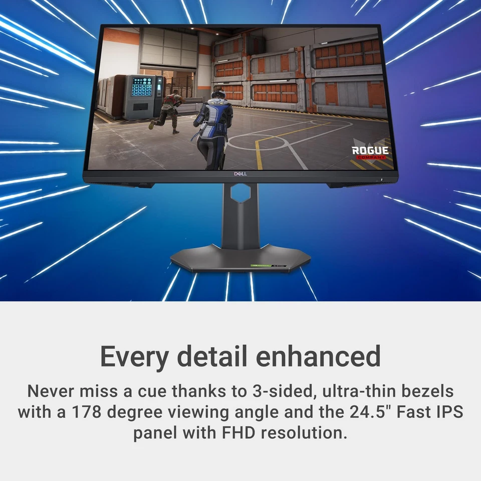 Dell G2524H Gaming Monitor - 24.5-inch FHD (1920x1080) 280Hz 0.5Ms Display,Black - Image 4 of 4