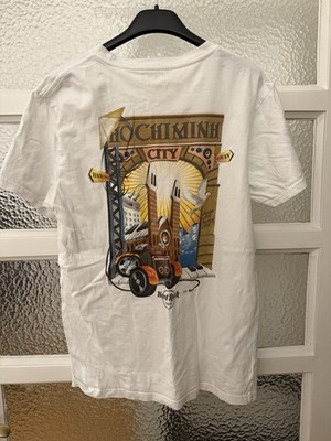 Hard Rock Cafe Shirt Edition Größe S Small Ho Chi Minh weiß bunt