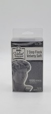 FolkArt Velvet Crush   2 Step Flock Kit Gray   Velvety Soft Finish   New Seale