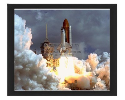SPACE SHUTTLE COLUMBIA LAUNCH KENNEDY SPACE CENTER JUNE 1996 8X10 FRAMED PHOTO
