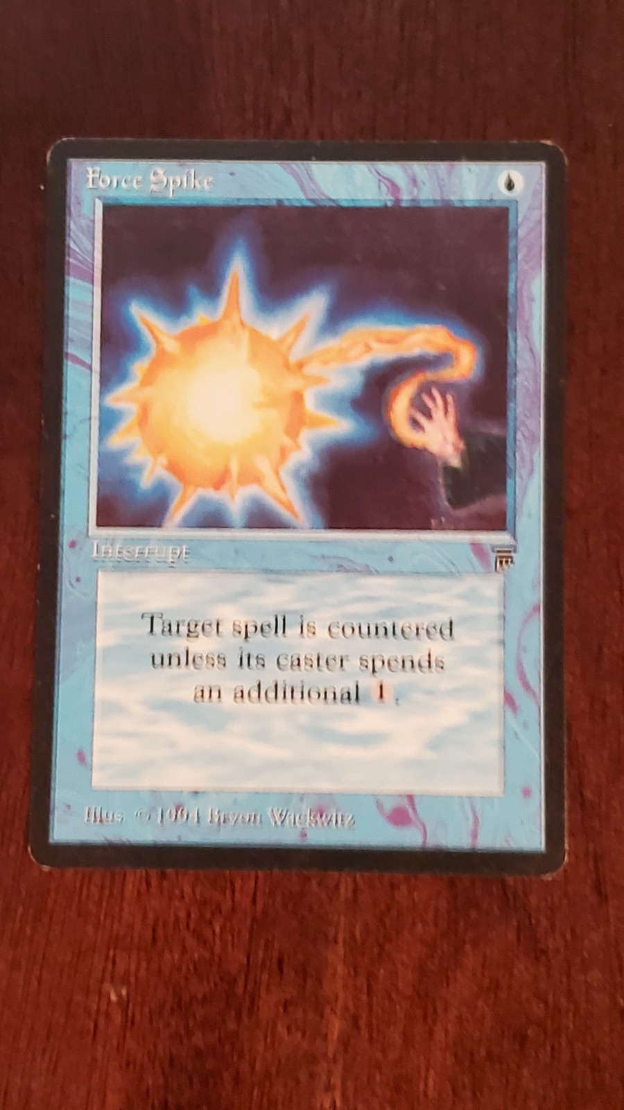 Force Spike Legends EX/LP #58 MTG Magic the Gathering Interrupt Common Blue