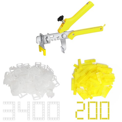 #ad Tile Leveling System with Tile Pliers 3400 Piece Tile Spacers Clips and 200... $118.81