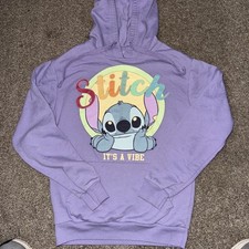 Disney Lelo and Stitch Purple Hoodie Youth Girls size XS