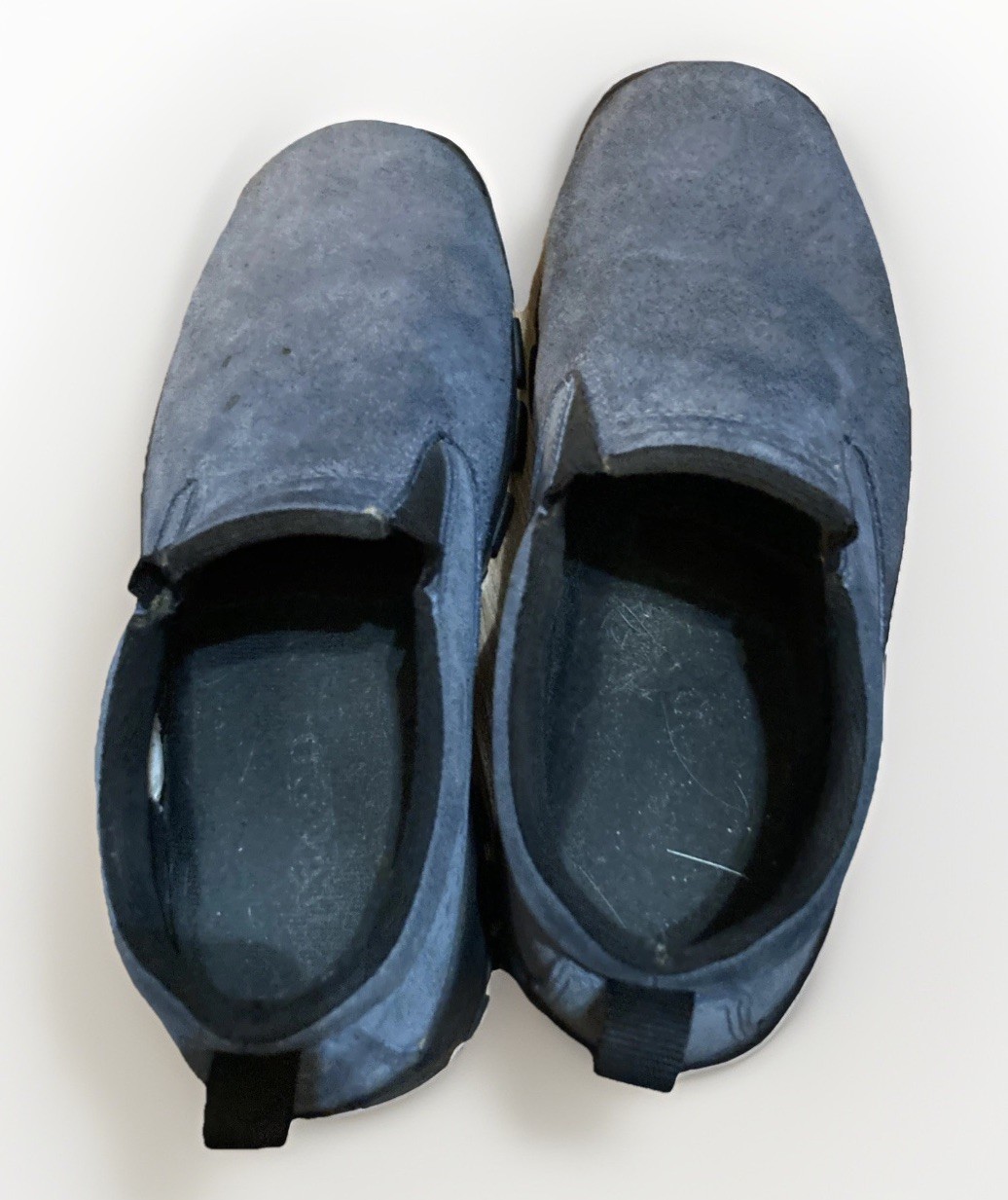 SAOLA Scarpe da donna slip on scamosciate Lands End tutte le stagioni suola a strappo blu taglia 7 7 5